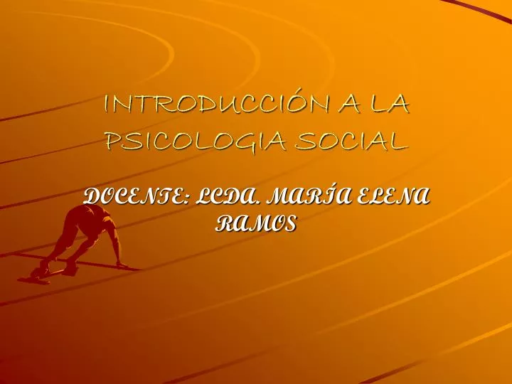 introducci n a la psicologia social