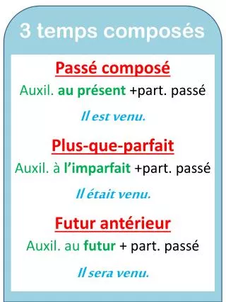 3 temps compos s