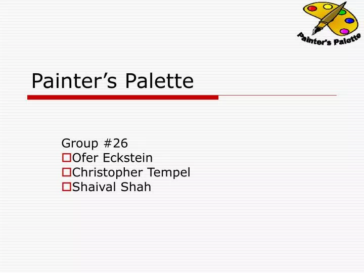 painter s palette