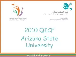 2010 QICF Arizona State University