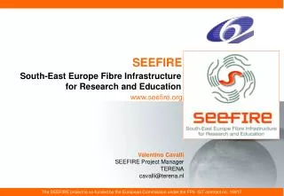 South-East Europe Fibre Infrastructure for Research and Education