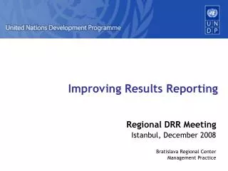 improving results reporting