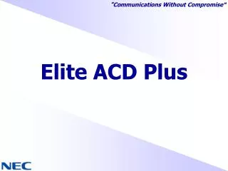 Elite ACD Plus