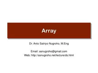 array
