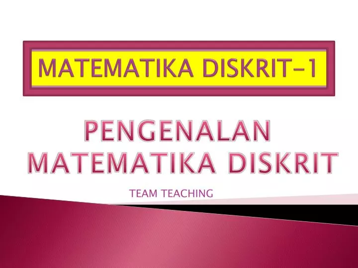 matematika diskrit 1