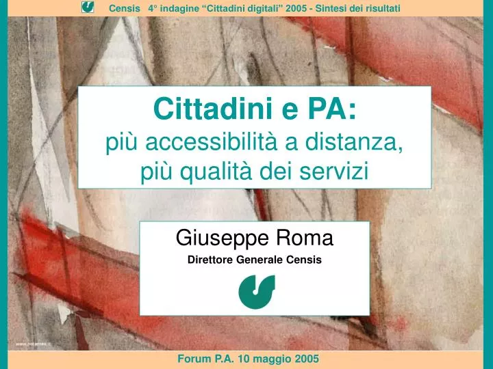 cittadini e pa pi accessibilit a distanza pi qualit dei servizi