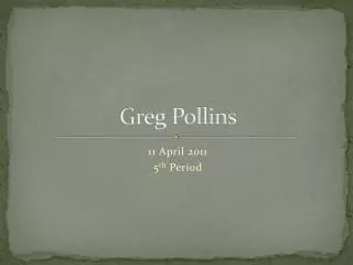 Greg Pollins