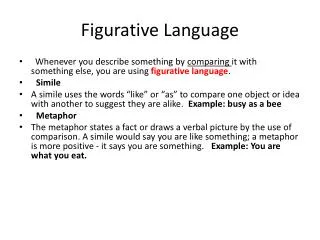 figurative language