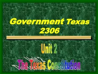Government Texas 2306