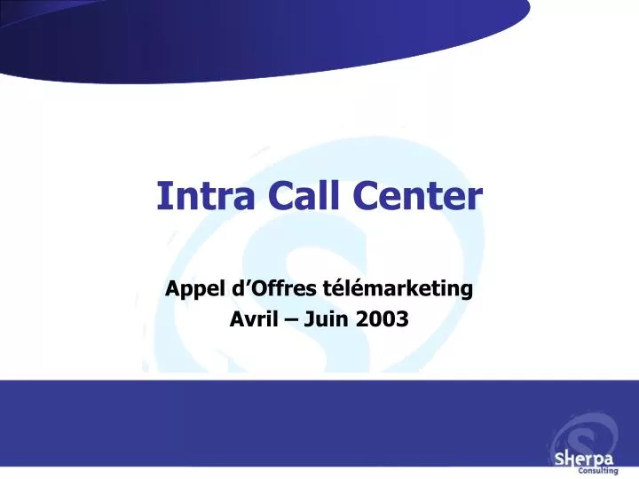 intra call center
