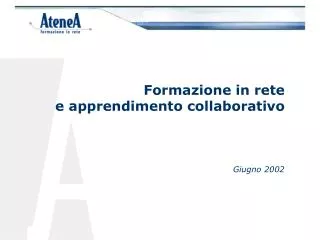 formazione in rete e apprendimento collaborativo