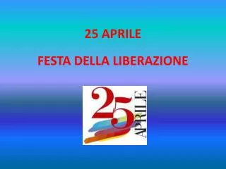 25 aprile