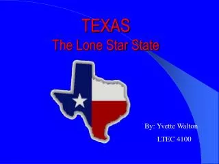 TEXAS The Lone Star State