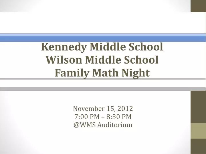 november 15 2012 7 00 pm 8 30 pm @wms auditorium