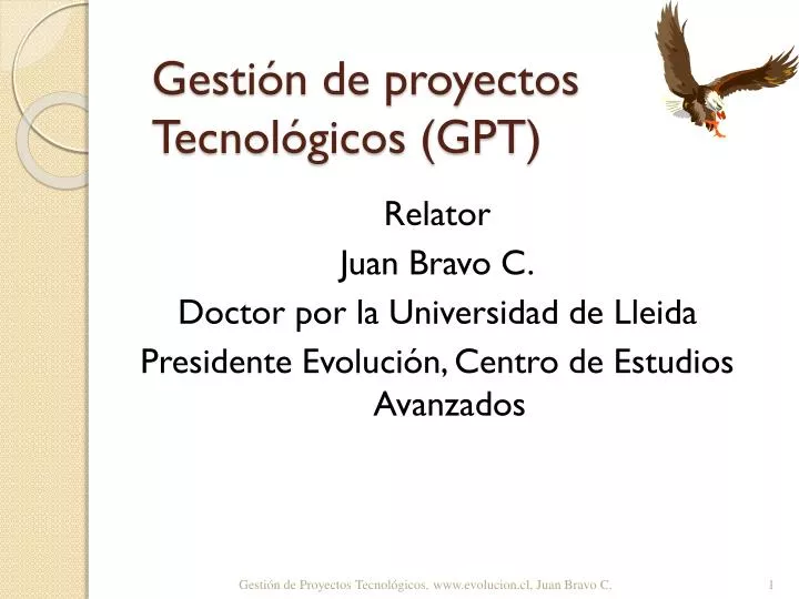 gesti n de proyectos tecnol gicos gpt