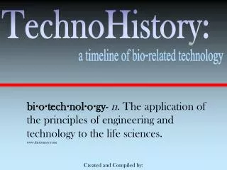TechnoHistory: