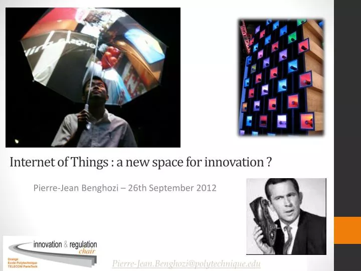 internet of things a new space for innovation
