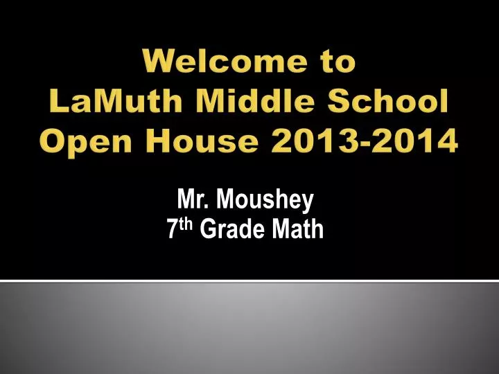 mr moushey 7 th grade math