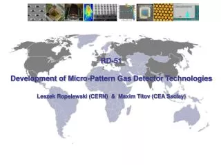 RD-51 Development of Micro-Pattern Gas Detector Technologies