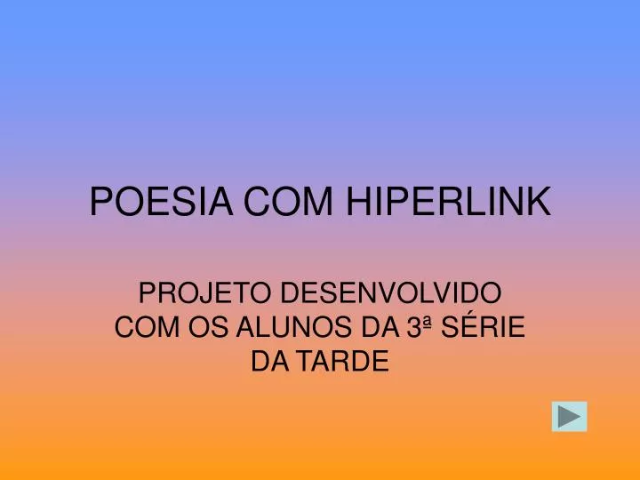 poesia com hiperlink