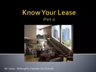 Know Your Lease (Part 2)