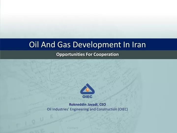 oil and gas development in iran