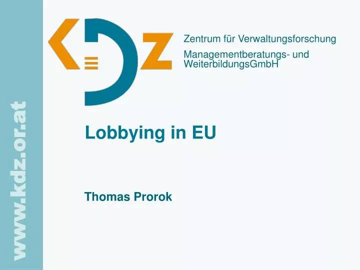 lobbying in eu