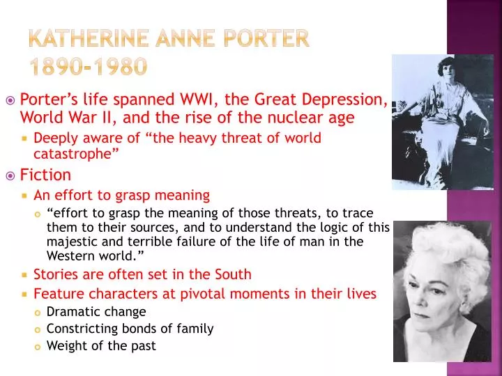 katherine anne porter 1890 1980