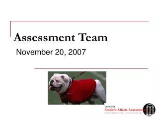 Assessment Team