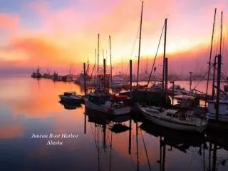 Juneau Boat Harbor Alaska