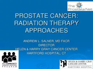 PROSTATE CANCER: RADIATION THERAPY APPROACHES
