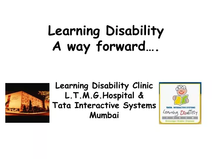 learning disability a way forward