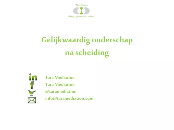 gelijkwaardig ouderschap na scheiding