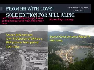 From hh with love! Sole edition for mill Aling