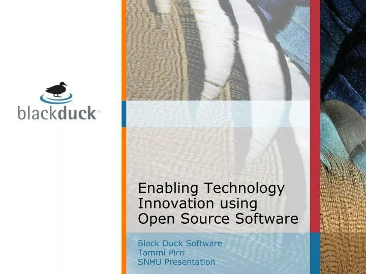 enabling technology innovation using open source software