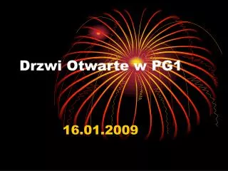 Drzwi Otwarte w PG1