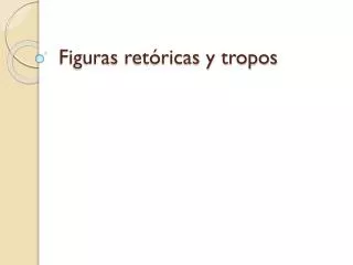 figuras ret ricas y tropos