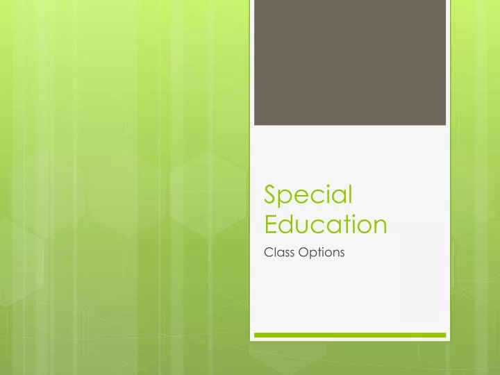 special education