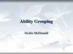 Ability Grouping - slide 1