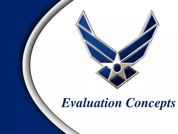 evaluation concepts