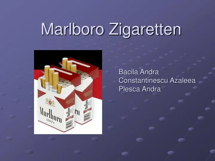 marlboro zigaretten