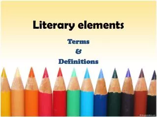 literary elements