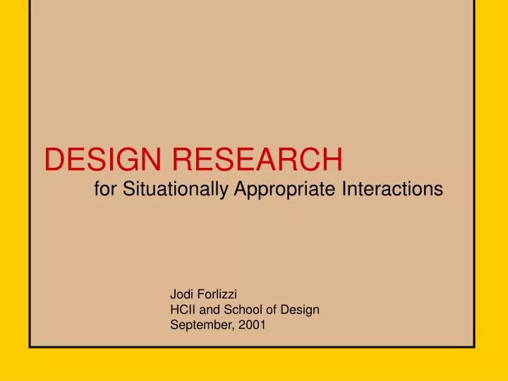 design research