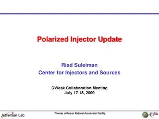 Polarized Injector Update