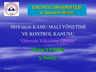 erc yes n vers tes denetim birimi