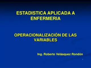 operacionalizaci n de las variables