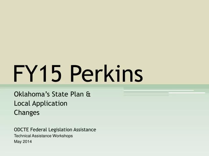 fy15 perkins