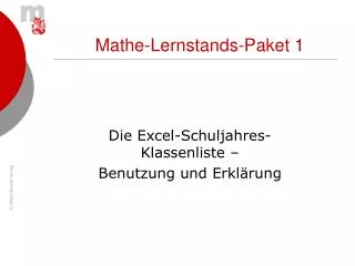 mathe lernstands paket 1
