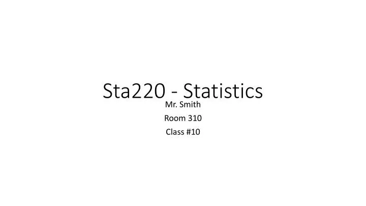sta220 statistics