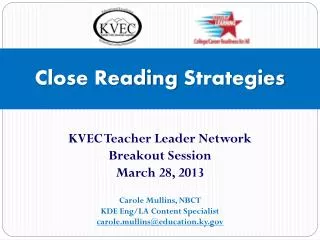 close reading strategies